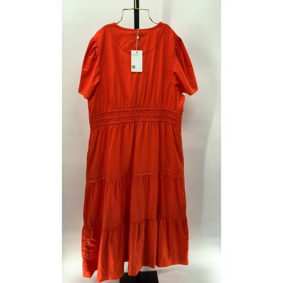 Quince Vibrant Orange Dress - Picture 2 of 2